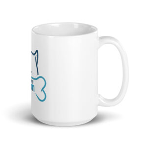 Barkera™ Team White glossy mug