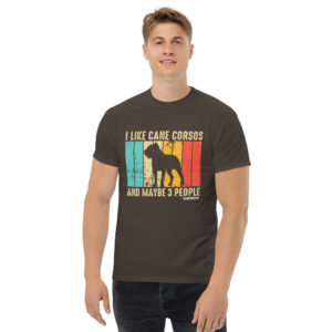 I like Corsos and Like 3 People - Men's Classic Tee
