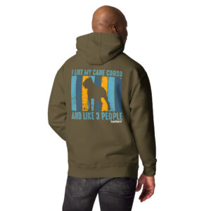 I like my Cane Corso and like 3 people Unisex Hoodie