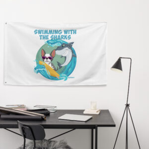 Swimming with the Sharks Flag