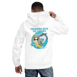 Swimming with the Sharks - Unisex Hoodie