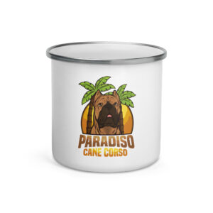 Paradiso Cane Corso Enamel Mug