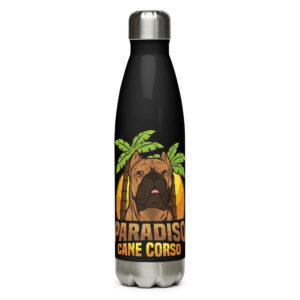 Paradiso Cane Corso Stainless Steel Water Bottle