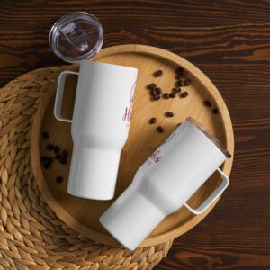 Hillsides Travel mug with a handle